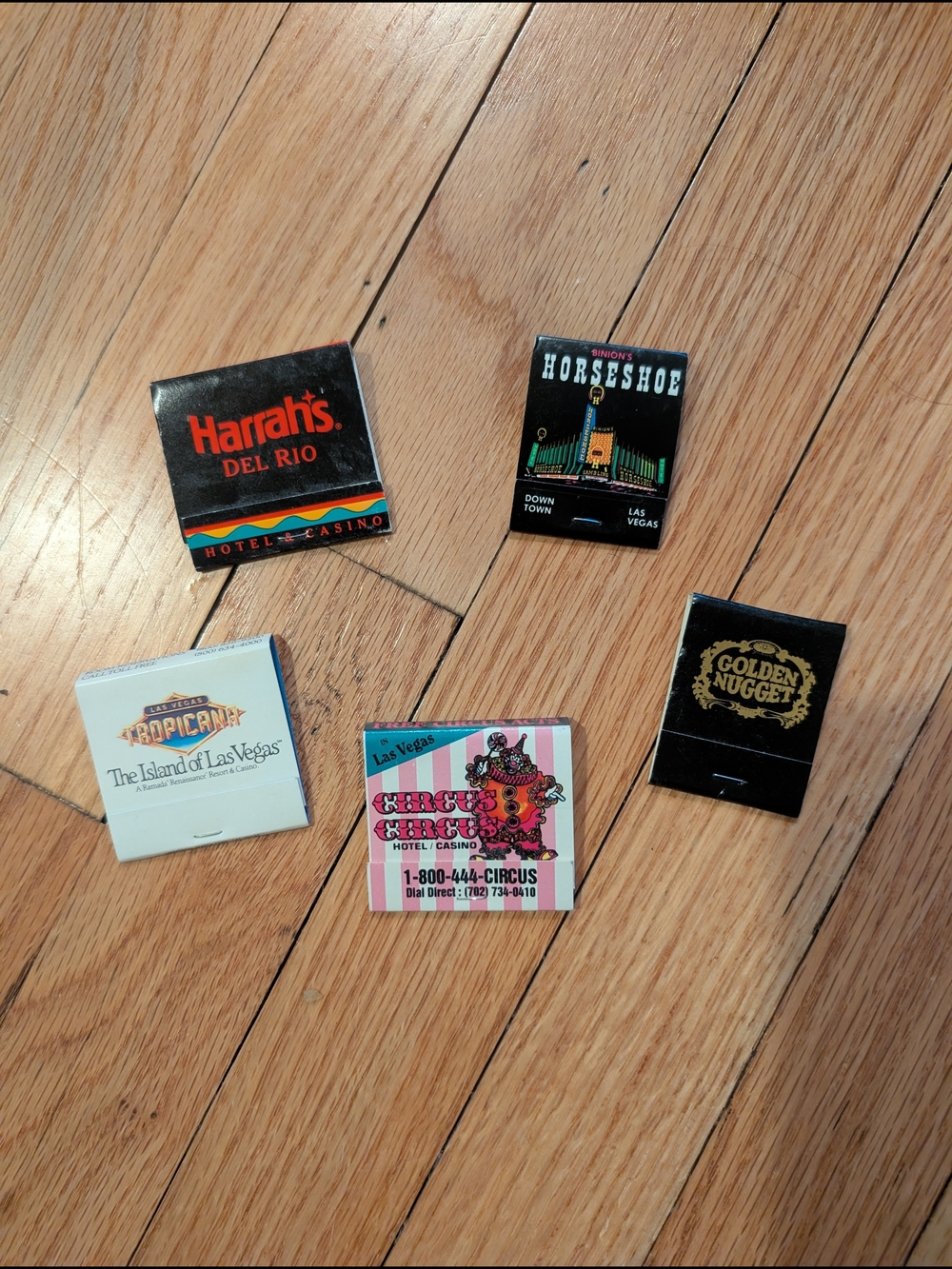 Lot of Vintage Casino Marchbooks